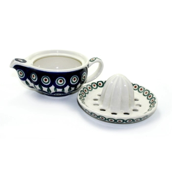 Wyciskacz do owoców z dzbankiem dek. 54X Pawie Oko